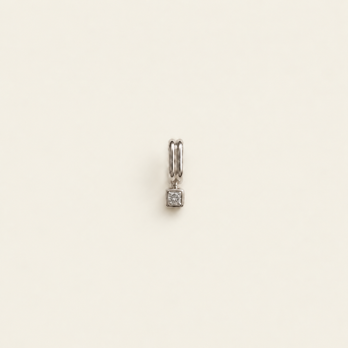 NADIA  EARRINGS -  princess  DIAMOND