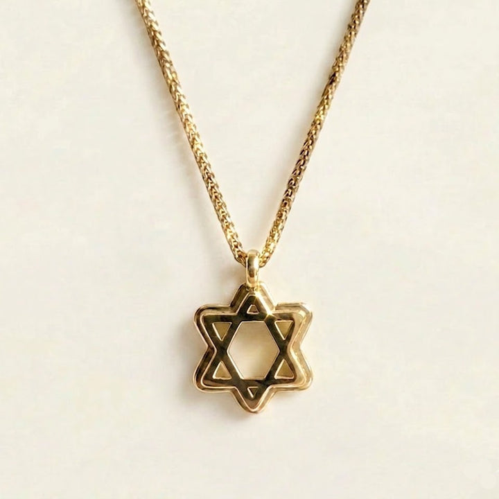 שרשרת תמר- מגן דוד, זהב 14 קראט